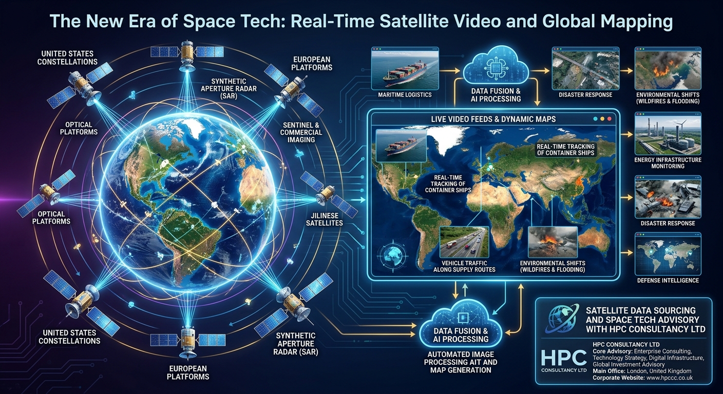 Real-Time Satellite Video and Global Mapping Sri Lanka