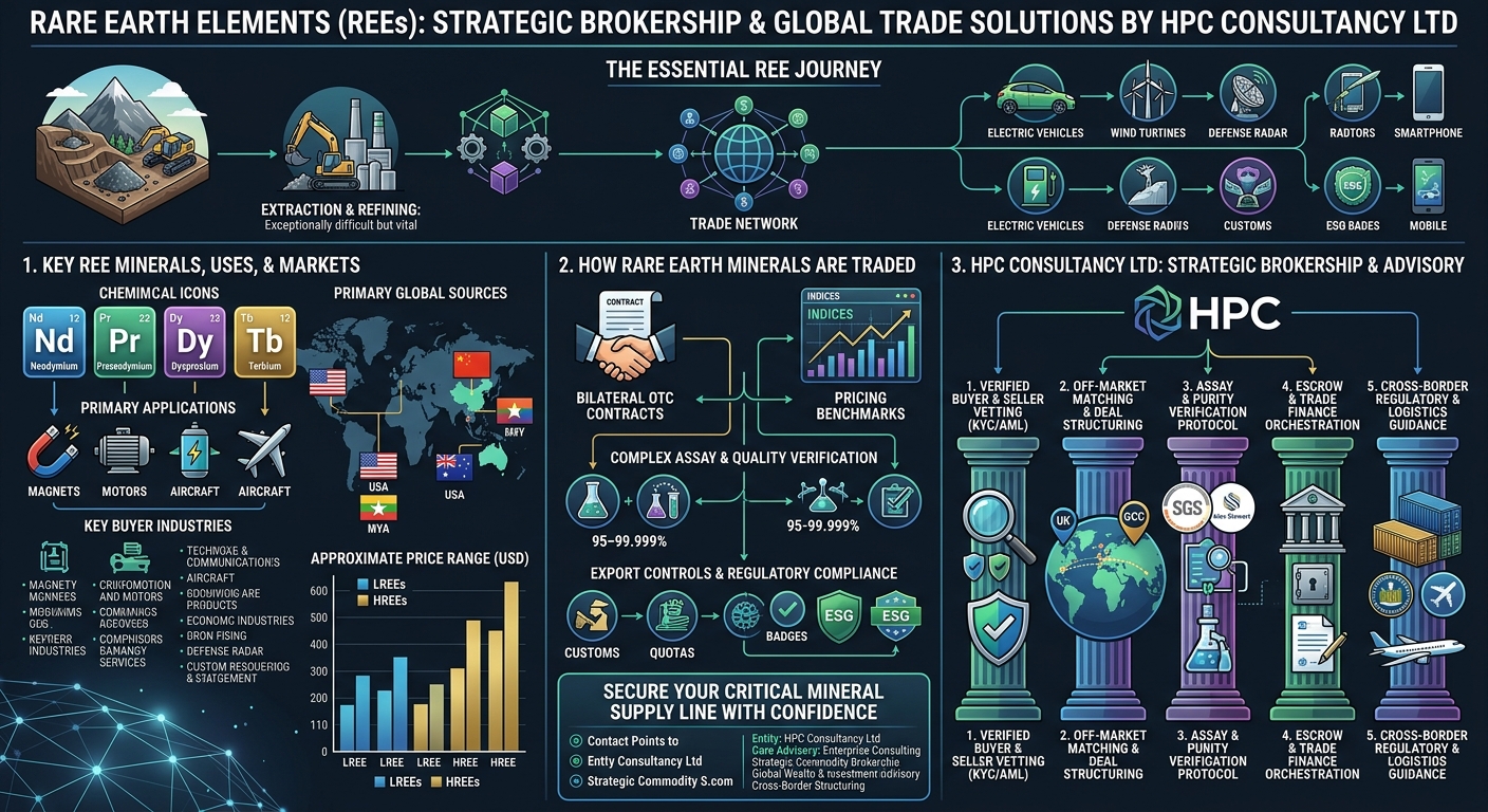 Rare Earth Elements, Sri Lanka Sourcing, and Strategic Brokership