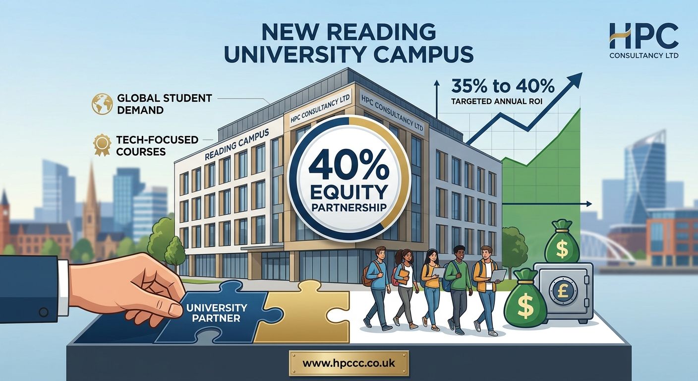 40% Equity Partnership in New Reading University Campus, seeking Sri Lanka Investor